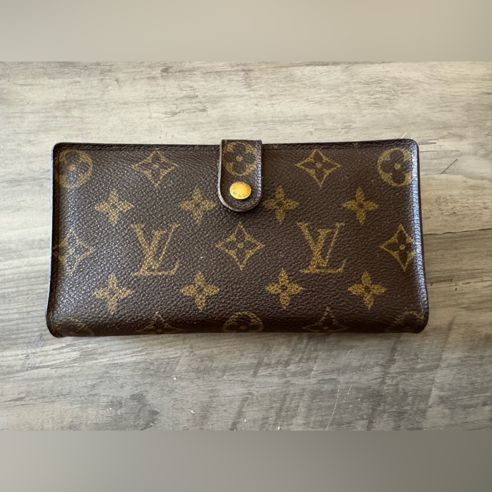 Louis Vuitton Brown Monogram wallet with coin pocket